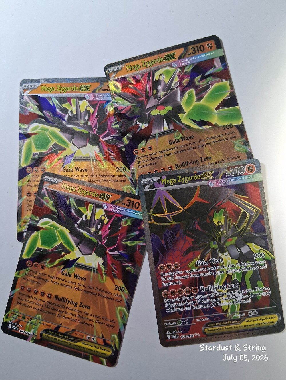 Pokemon Mega Zygarde Ex Bundle Perfect Order 47 And 102 Playset Lot